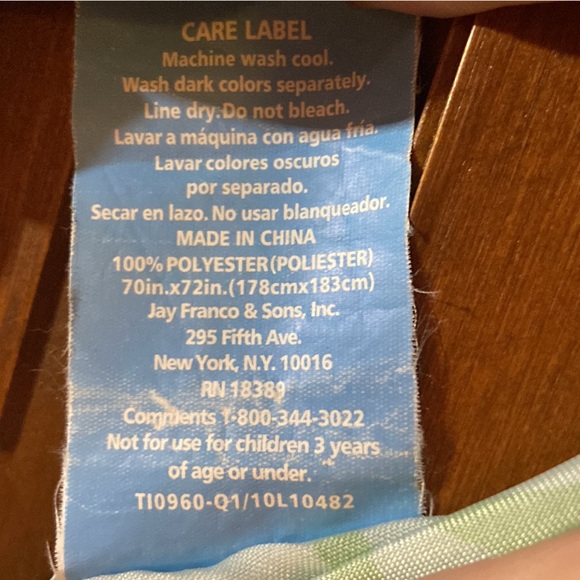 DISNEY TINKERBELL FULL SIZE SHOWER CURTAIN~NEVER USED!! - Picture 3 of 6